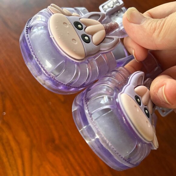 Mini Melissa Possession Unicorn Purple Sandals- Size 5 - Picture 2 of 8